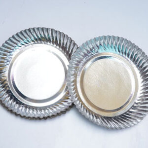 Silver Coated Buffet Plates