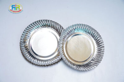 Silver Coated Paper Plates